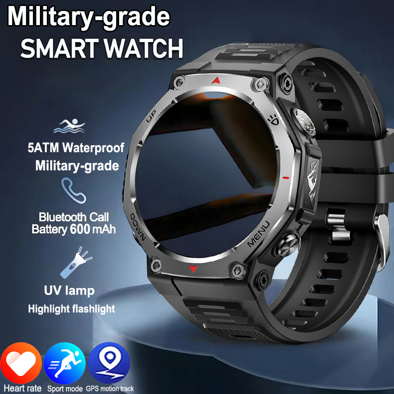 Outdoor Lighting Track - 2026 Neue Outdoor-Sport-Smartwatch für Herren 5