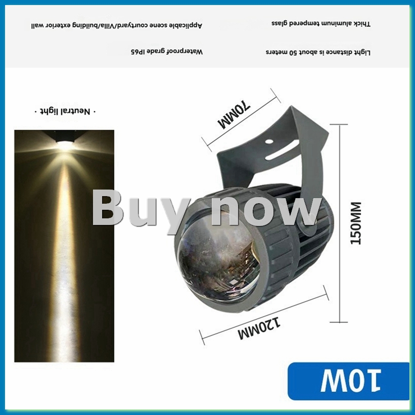 Outdoor Lighting And Landscape - LED-Gartenwandstrahler für den Außenbereich, 10 W,