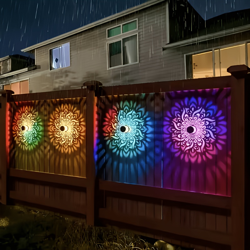 1/2/4er-Pack Solar-Zaunleuchte – Outdoor Lighting Waterproof Bewertung und Preis