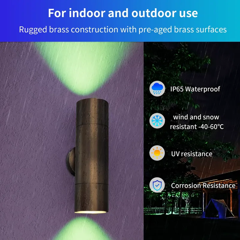 Langlebige Messing-LED-Außenwa – Outdoor Lighting Ip65 Bewertung und Preis