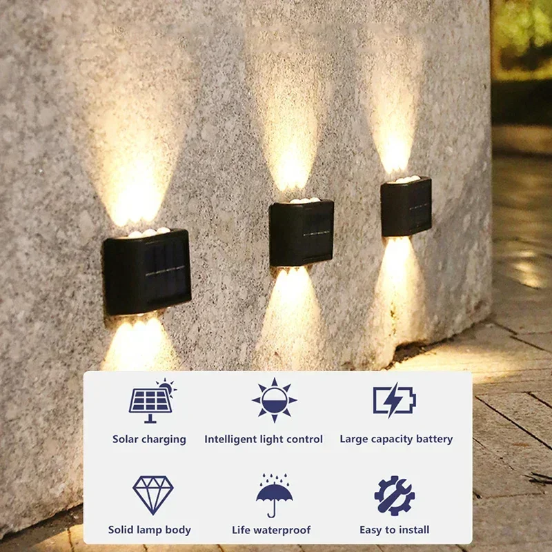 COB Solar-Wandleuchte für Auße – Outdoor Lighting And Landscape Bewertung und Preis