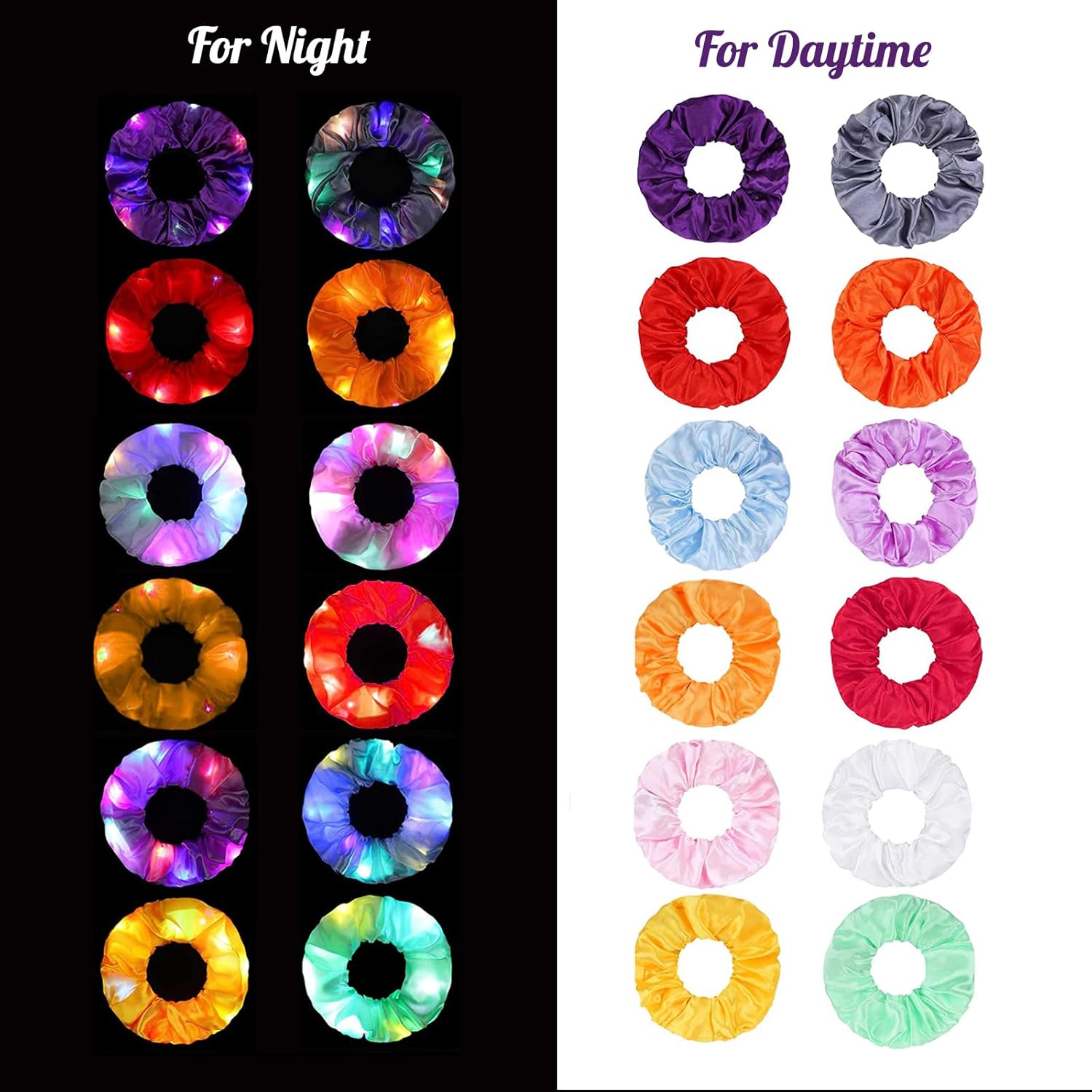 6 Stück LED-Scrunchies, Haarbä – Outdoor Lighting Effects Bewertung und Preis