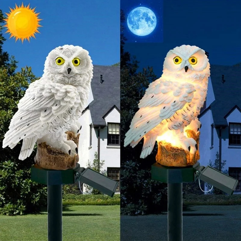 Solar-Eulen-Statue Gartenleuch – Outdoor Lighting And Landscape Bewertung und Preis